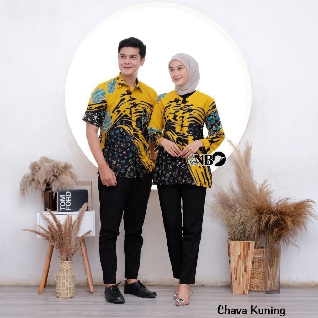 Berkualitas Cja5 Atasan Pria Wanita Super Jumbo Kuning Hem Blus | M-10Xl | Atasan Warna Kuning Motif