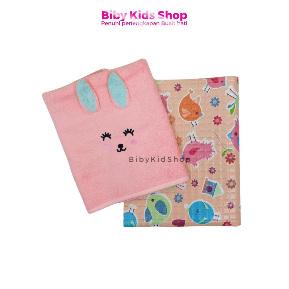 Gratong Paket Perlengkapan Mandi Bayi Handuk Perlak Bayi Murah Paket Hemat Baby Perlengkapan Mandi N
