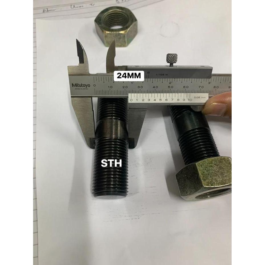 Baut Roda Forklift Komatsu 15 Ton. Uk. Baut : M24X80Mm K.36 Ready Stock