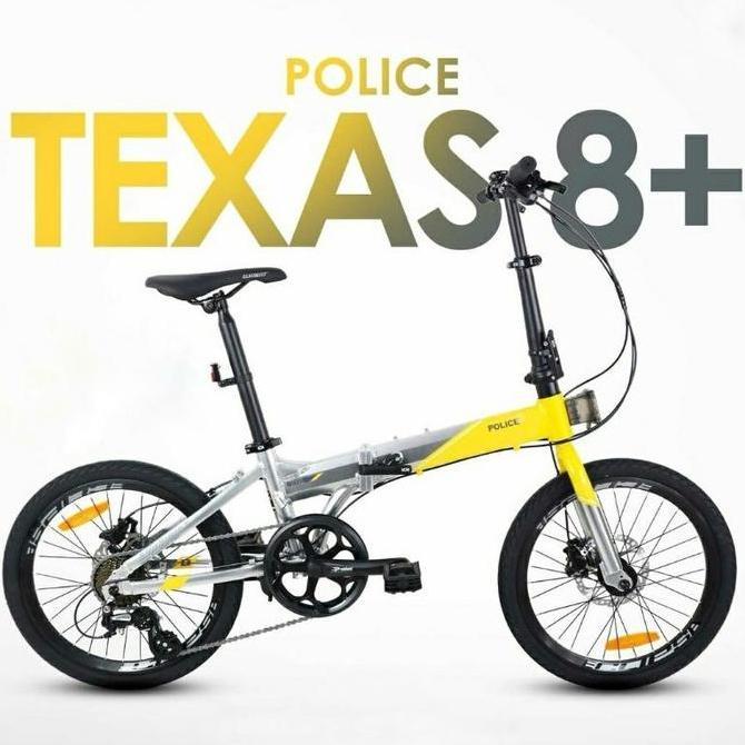 Terlaris Sepeda Lipat Element Police Texas 8+ Speed 20"