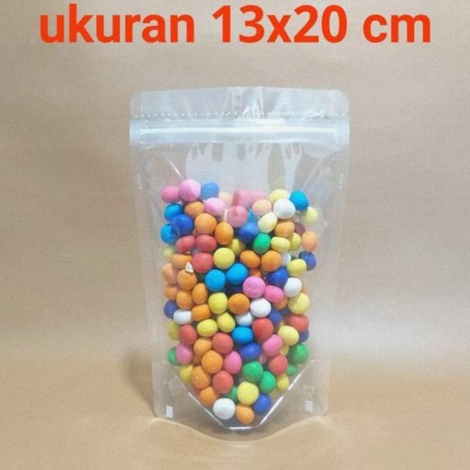 ISI 100 STANDING POUCH KLIP ZIPPER BENING 13X20 CM KPACK