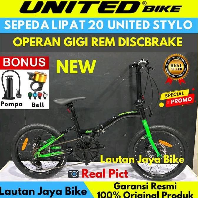 Terlaris Sepeda Lipat 20 Inch United Stylo