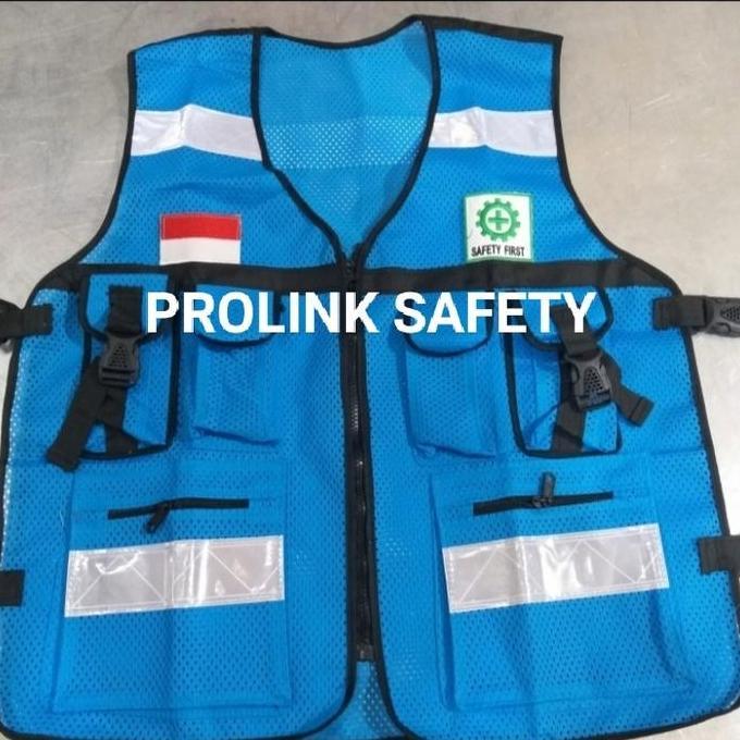 TERMURAH ROMPI SAFETY JARING TEBAL BER K3 BIRU MUDA TOSKA READY STOCK