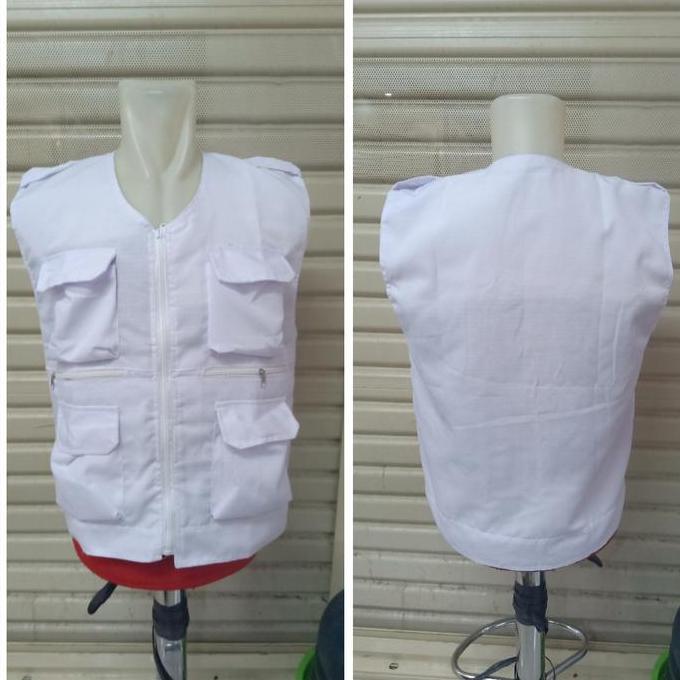 ASLI ROMPI PUTIH BAHAN DRILL READY STOCK