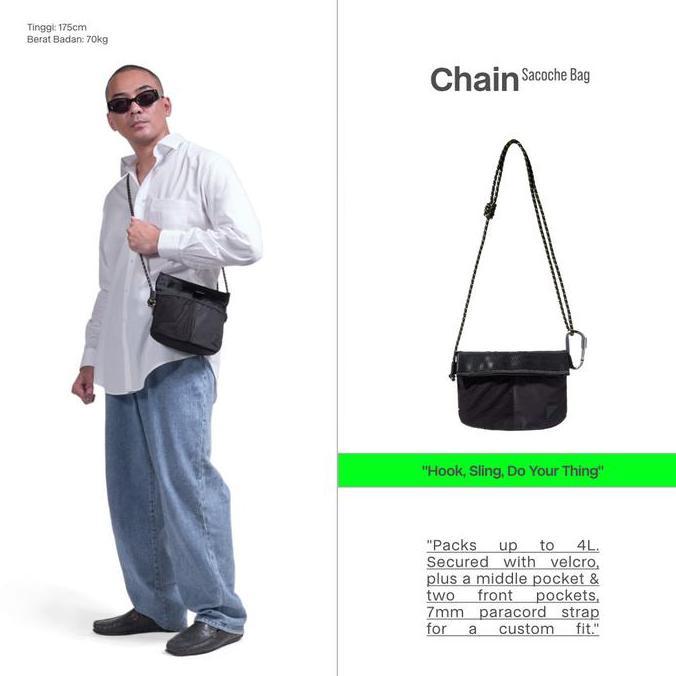Bag- Syma. Chain Sacoche Sling Bag