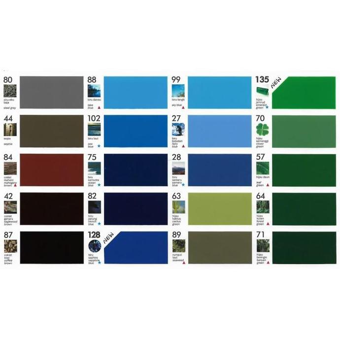 Wutwut- Cat Kayu & Besi Emco Lux - Hitam Super Doff