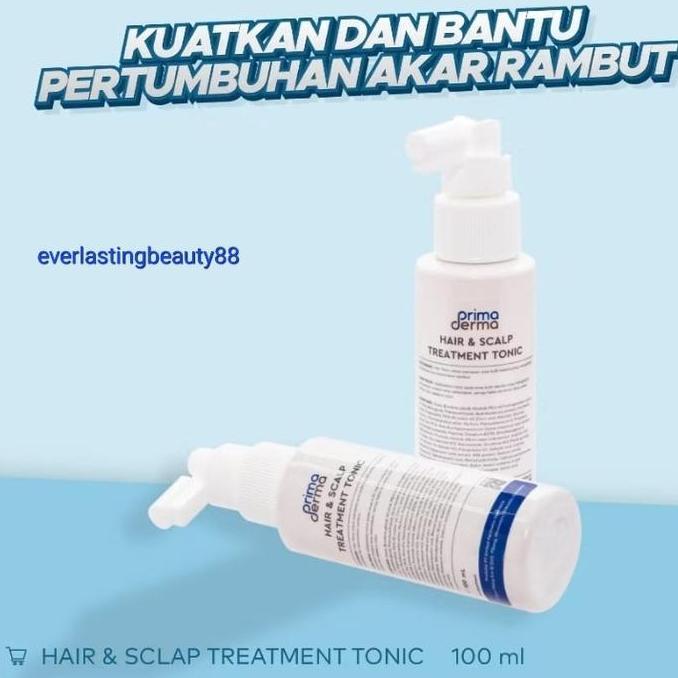 Primaderma Hair & Scalp Treatment Tonic 100 ml - untuk masalah rambut rontok / menipis / kurang berc