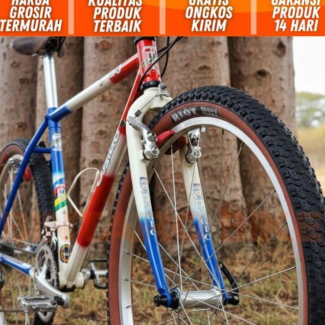 Ban Luar Sepeda 26 X 2.125 Gumwall Tanwall Skinwall Wispy Riot Sepeda Gunung Mtb Federal Surly Commu