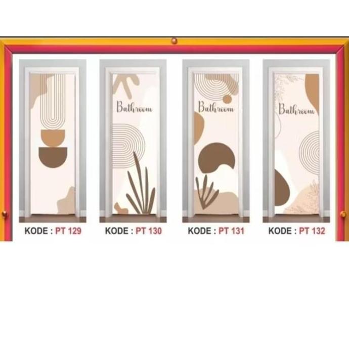 Promo Stiker Pintu WC (Kamar Mandi) Sticker/ Stiker pintu kamar mandi/ Stiker pintu kamar Diskon