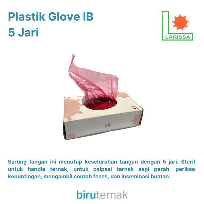 Plastik Glove Inseminasi Buatan 5 Jari Larissa Original Dan Terpercaya