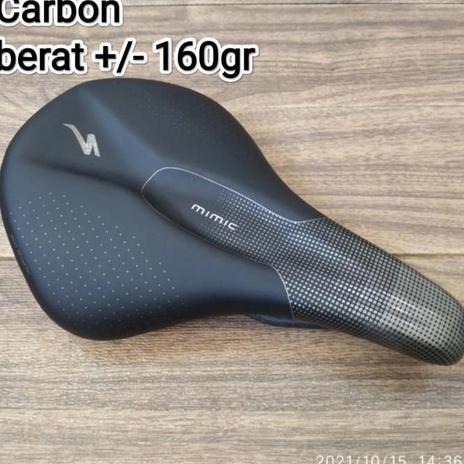 Carbon Saddle Specialized Mimic Sworks 155Mm Sadel Sepeda Lebar