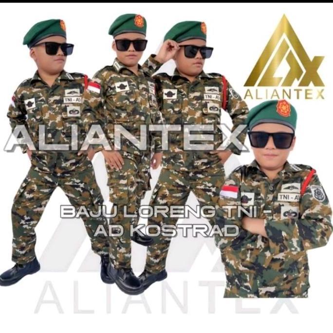 ORIGINAL LORENG TNI AD-KOSTRAD/ BAJU PROFESI ANAK READY STOCK