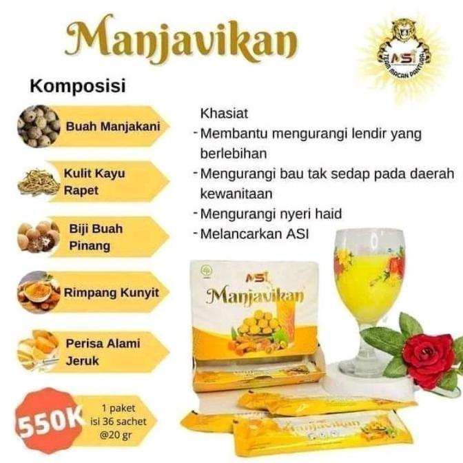 Grl- 1 Box Manjavikan Msi Kemasan 20Gr Isi 18 Sachets Original