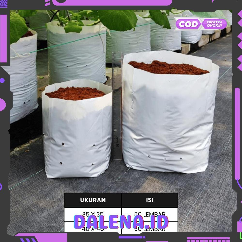 Polybag Putih 40 x 40 Isi 50 Lembar - Polybag Melon HARGA GROSIR - RO30-1312 2025 Bisa COD Murah