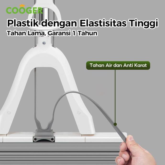 Cling- Cooger Sponge Mop Alat Pel Busa Peras Lipat Otomatis Pel Spons Pva 33Cm 3S Cepat Lunak Pel Pe