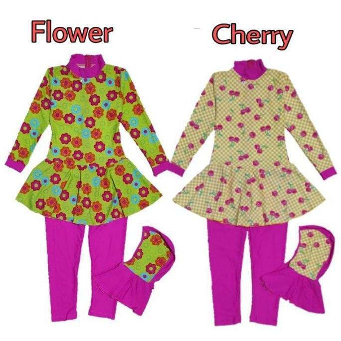 ASLI Baju Renang Anak Muslim 6 - 8 Tahun READY STOCK
