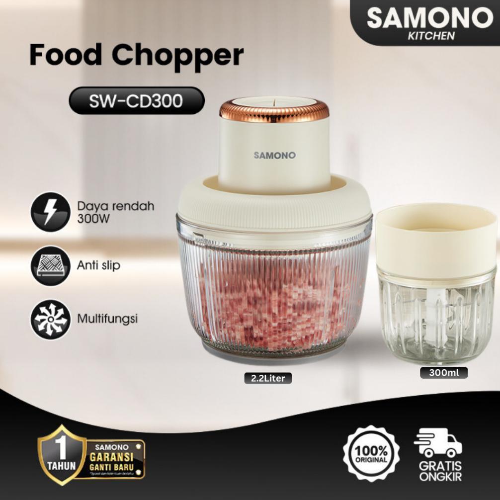 pengiriman cepat samono best selling chopper  daging bumbu dapur mpasi bayi mangkuk kaca coper serba