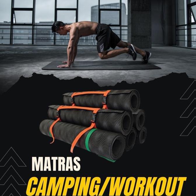 Matras Olahraga Workout Yoga Camping Ukuran 180x60 Karpet
