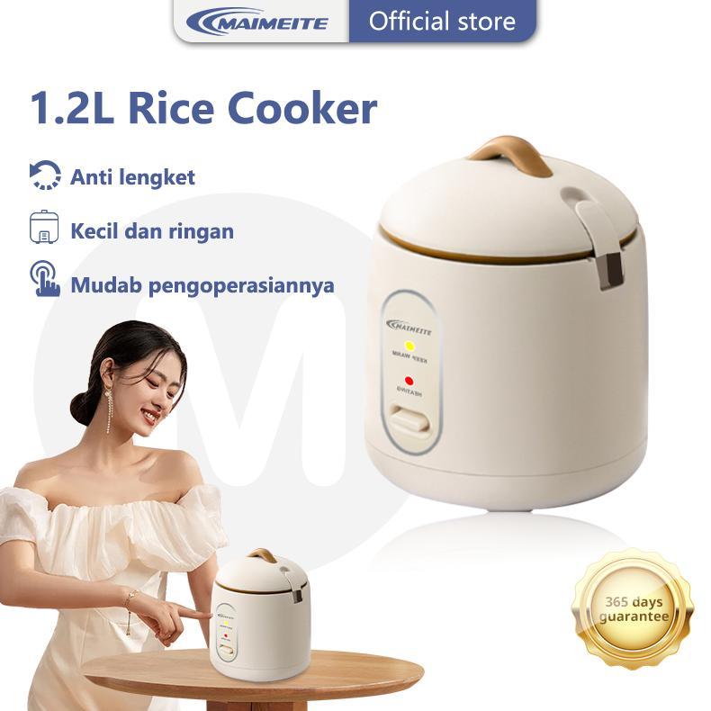 TERMURAH MAIMEITE Magic Com 1.2 liter Penanak nasi Kecil dan portabel Low watt Rice Cooker