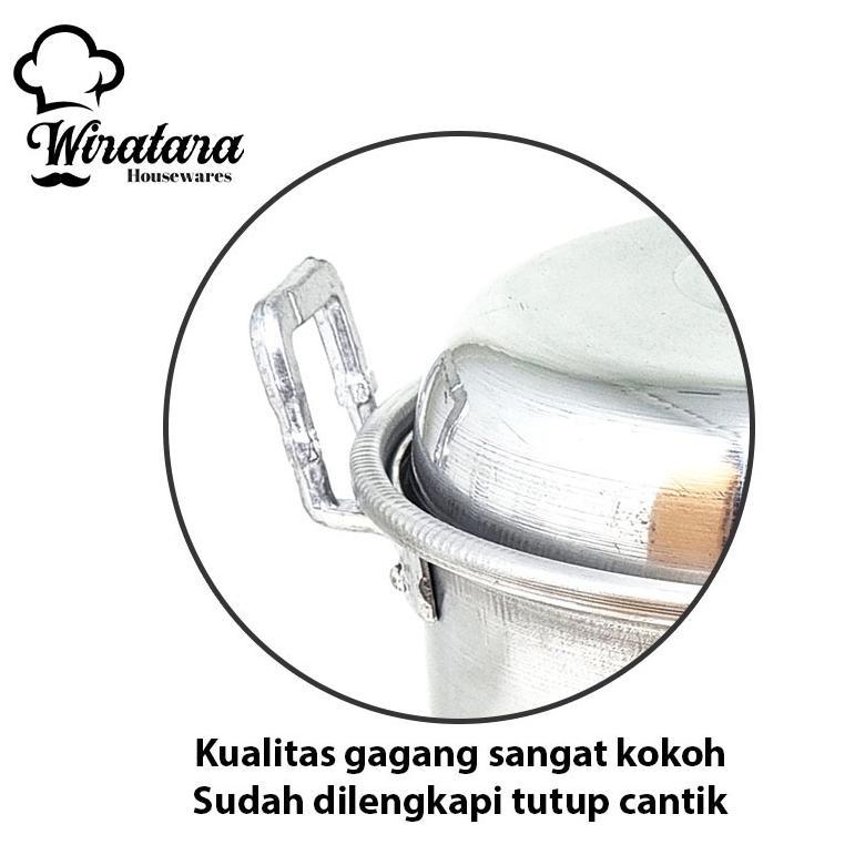 PENGIRIMAN CEPAT MASPION DANDANG NASI + KUKUS KUALITAS PREMIUM | PANCI KUKUSAN ALUMINIUM | STEAMER P