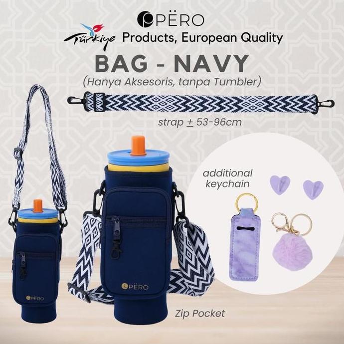 BEST SALE [JORDI ONSU] Pero Tas Tumbler + FREE CUPI CHARM / Tas Selempang Botol Minum