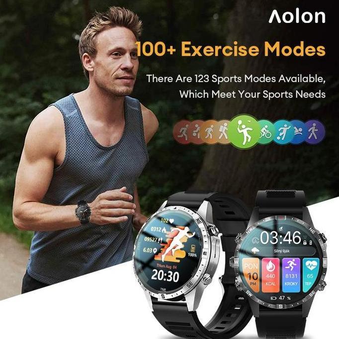 24H Ship/GiftAolon Gt5 Pro Watch Smartwatch Jam Tangan Pintar Kontrol Lima Tombol/Kompas, Panggilan 