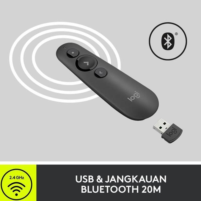 Logitech R500S Laser Presentation Remote Logitech R500 S R 500 Pointer