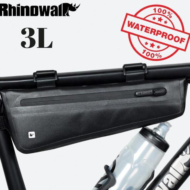 Tas Frame Sepeda Rhinowalk 3L Rk18653 Bike Frame Bag Roadbike Mtb
