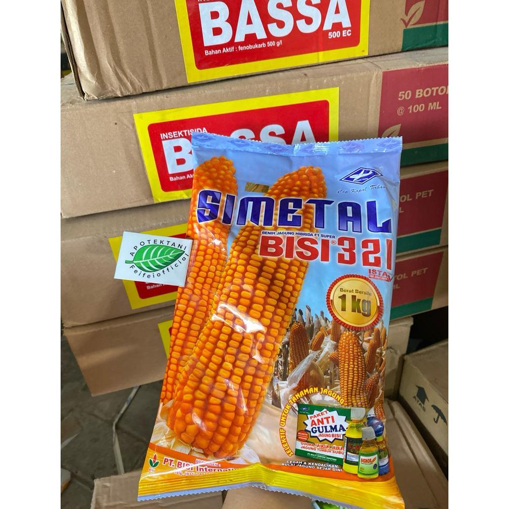 100%ASLI BENIH JAGUNG SIMETAL BISI 321 1 KG / SIMETAL 321 ORIGINAL / JAGUNG SIMETAL 321 ( EXP 2026 )