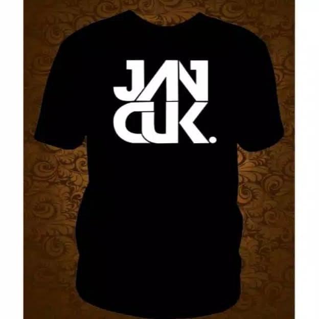 Tshirt Kaos Distro Desain Tulisan "Jancuk"