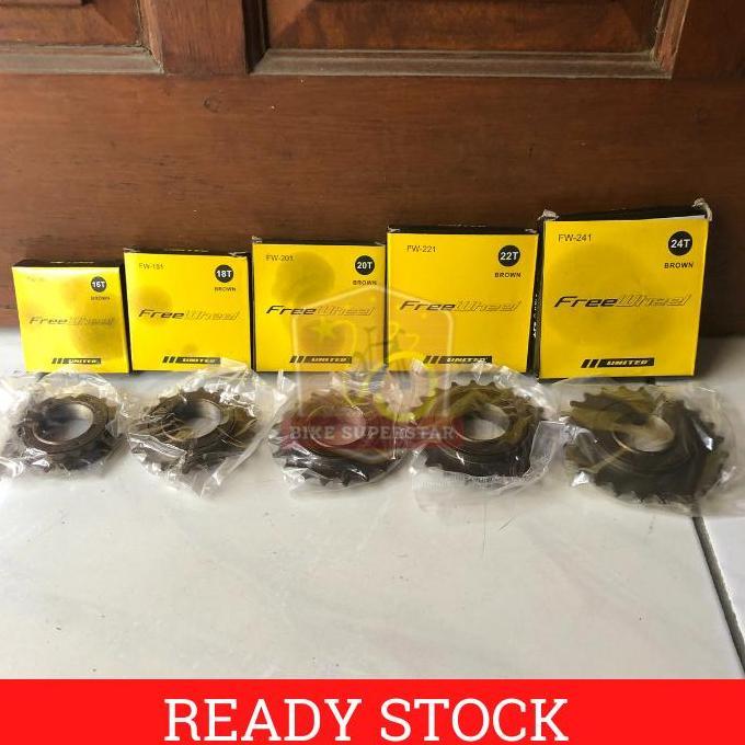 Promo Freewheel / Gear Belakang Sepeda United 16T / 18T / 20T / 22T / 24T COD