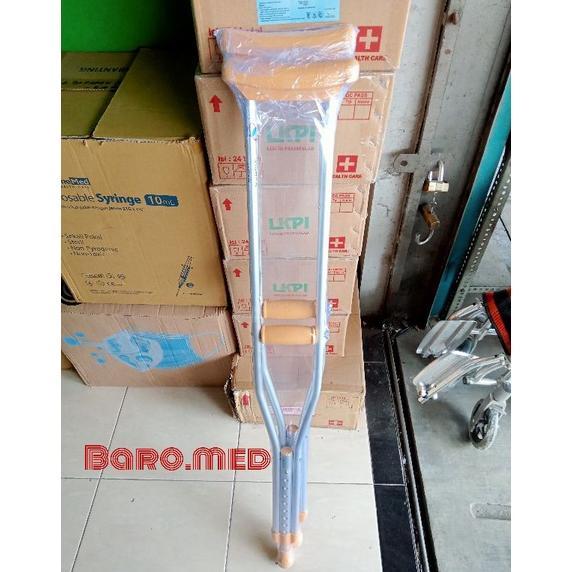 Alat Bantu Jalan Tongkat Ketiak / Krek Ketiak / kruk Ketiak/ Egrang