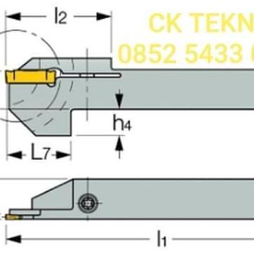 BEBAS ONGKIR - DGTR 2525-3 pahat Insert DGR 3 DGN3 Pahat potong 3mm holder DGTR
