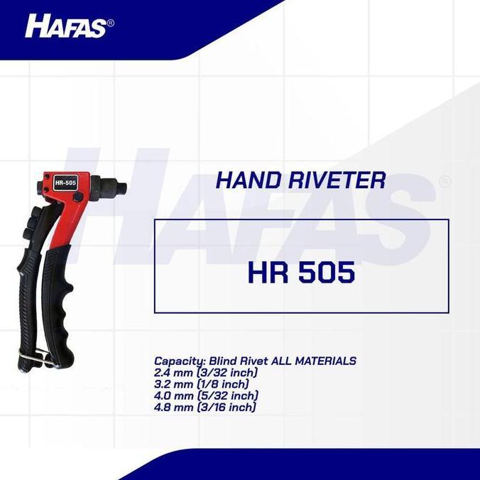 NEW Hand Riveter, Tang Rivet SRC HR-505