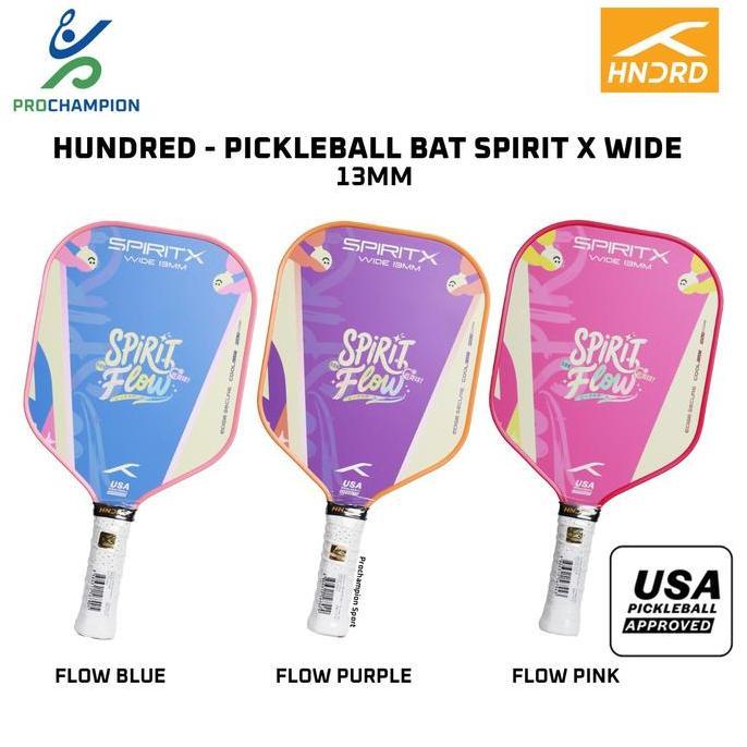 Pickleball Bat HUNDRED Spirit X Wide 13mm Flow
