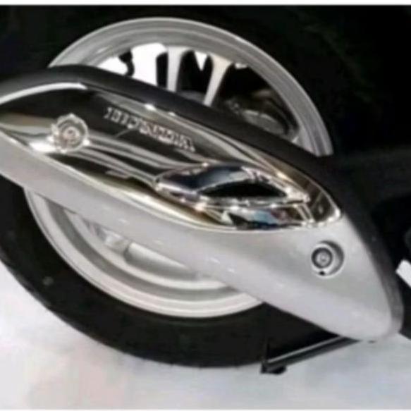Garnis Muffler Scoopy Original-Garnis knalpot Scoopy 2021-2024 ori