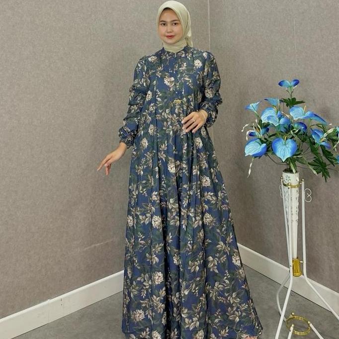 Gamis Eksklusif Pesta Dan Harian | Gamis Motif| Gamis Harian | Baju Kondangan | Gamis Simple | Baju 