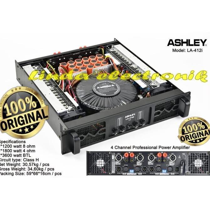 power ashley LA412I ORYGINAL 4channel ashley la 412i