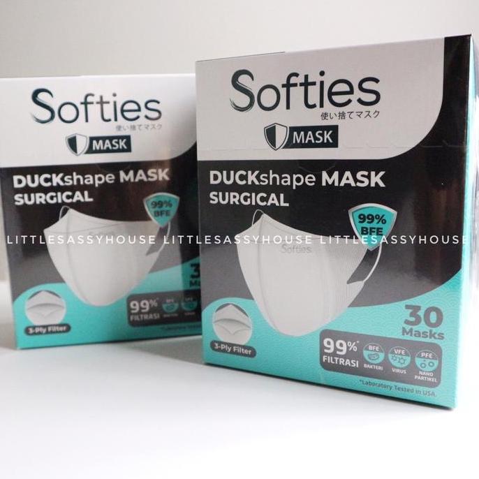 MASKER SOFTIES DUCKSHAPE SURGICAL BOX - masker duckbill - littlesassyhouse