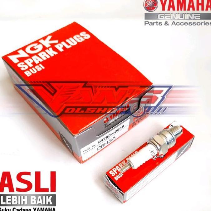 Promo BUSI NGK C6HSA CRYPTON VEGA R/RR/ZR JUPITER Z OLD/BURHAN/ROBOT ORIGINAL YAMAHA GENUINE PARTS D