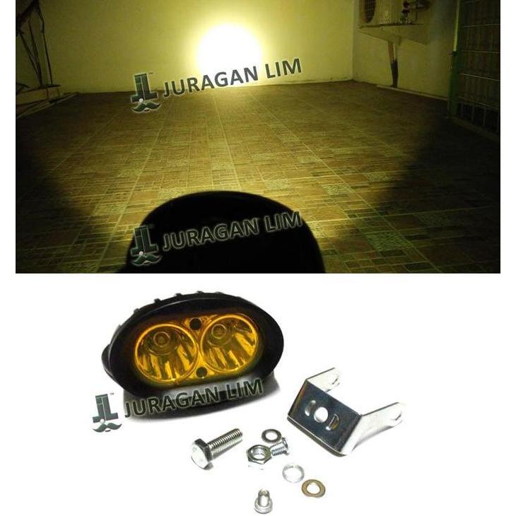 Promo Lampu LED Sorot Tembak OWL 3 MODE Cree 20W KUNING OFFROAD Diskon