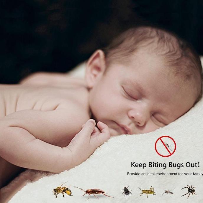 Jaring Kasa Anti Nyamuk 50 100M Kawat Penghalang Serangga Penutup Lubang Angin Loster Pintu Jendela 