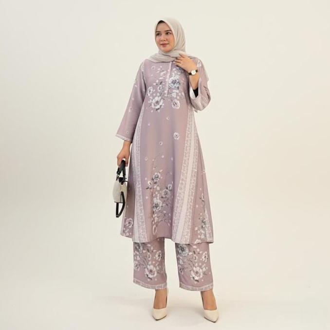 Okedashop - DELUNA SETCEL - Setelan Celana Mewah Elegan 2025