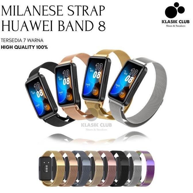 Strap Huawei Band 8 Milanese Tali Huawei Band 8 Stainless