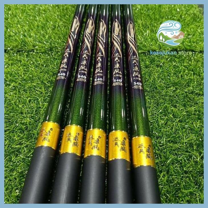 (PANCING) TEGEK IMPORT DAWA LINFENG RINGAN 360 450 540  BONUS UJUNG CARBON GOOD QUALITY