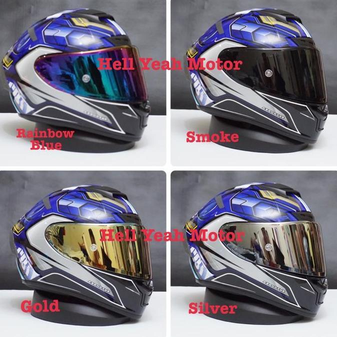 Visor Scott RX 7 Visor Iridium Scott RX 7 Gold Silver Smoke Blue