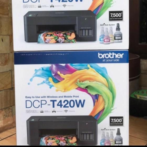 Printer Brother Dcp-T420W Botolan Tinta Grow Ink. T420W Original Dan Terpercaya