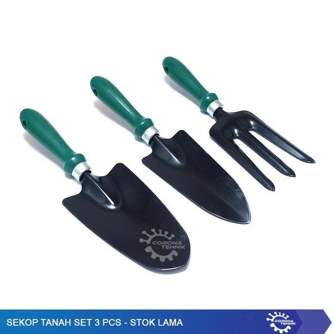 Sekop Tanah Set 3 Pcs - Stok Lama