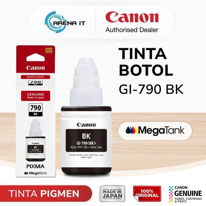 Tinta Original Canon 790 Black GI790B - Tinta Canon G1010 G2010 G3010 G4010