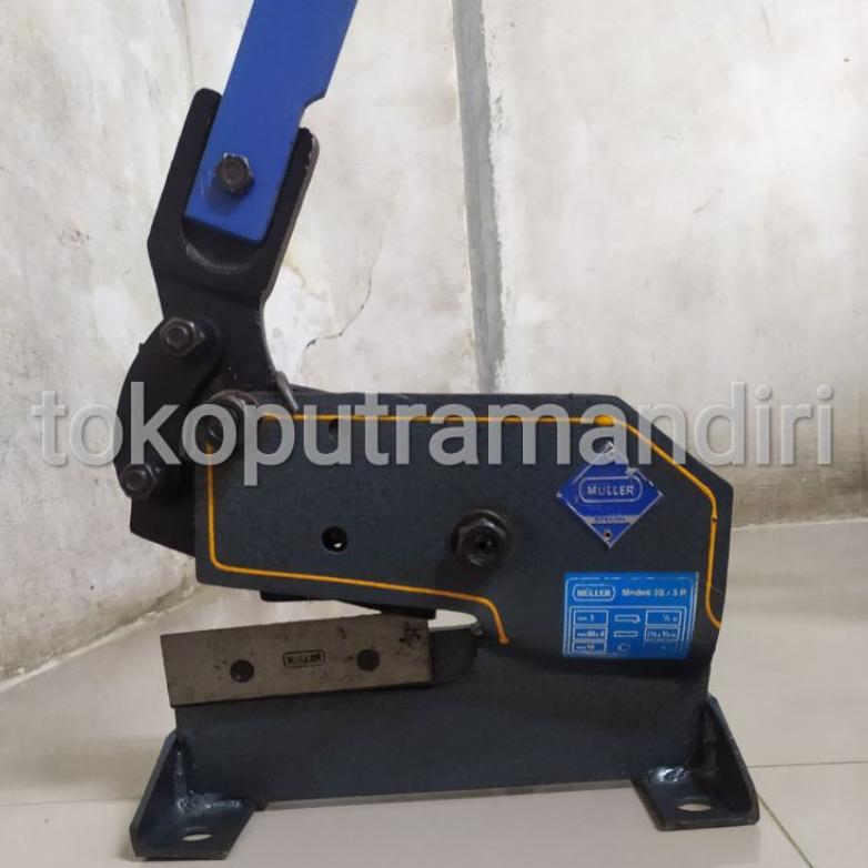 Alat potong plat besi 3S/3R MULLER / Gunting plat 3mm Muller Germany